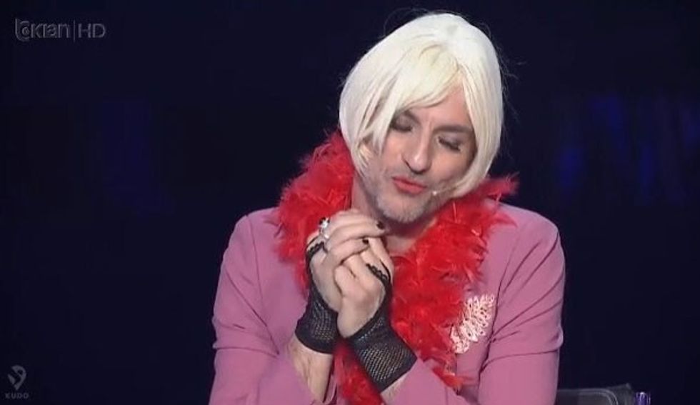 Robert Aliaj ka tërhequr më së shumti vëmendje me maskimin e tij.