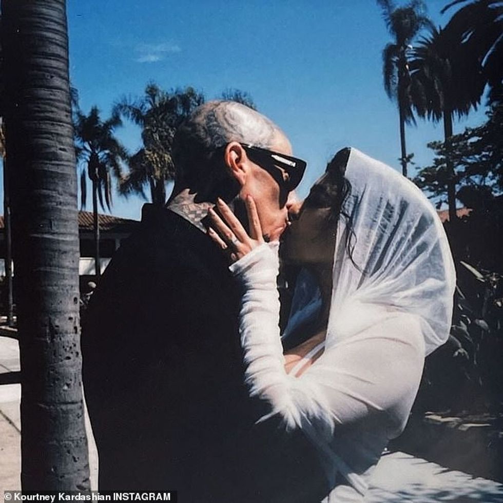 Rokeri dhe ylli i realitetit u martuan në Santa Barbara në një gjykatë dy vjet më parë