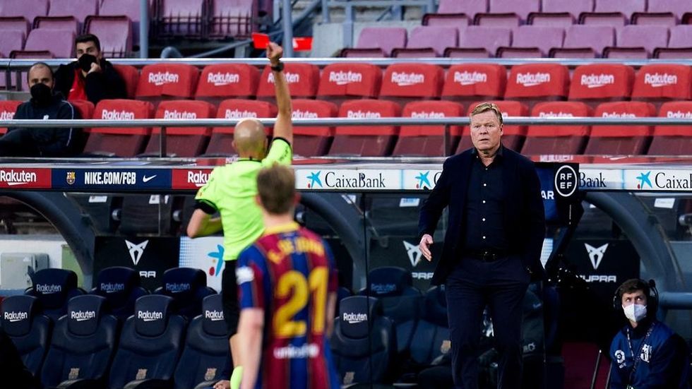 ronald koeman sent off for barcelona 11imwl2jcebki1rt8ohcz3jln1