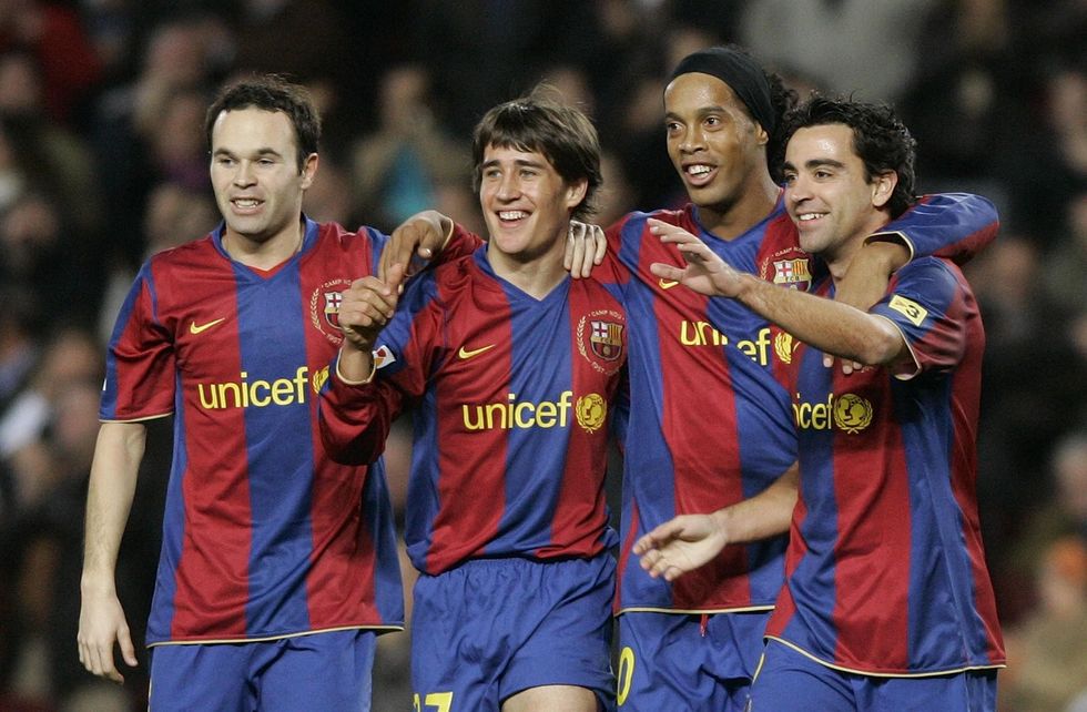 Ronaldinho opted to make the move to the Nou Camp instead of Old Trafford in 2003