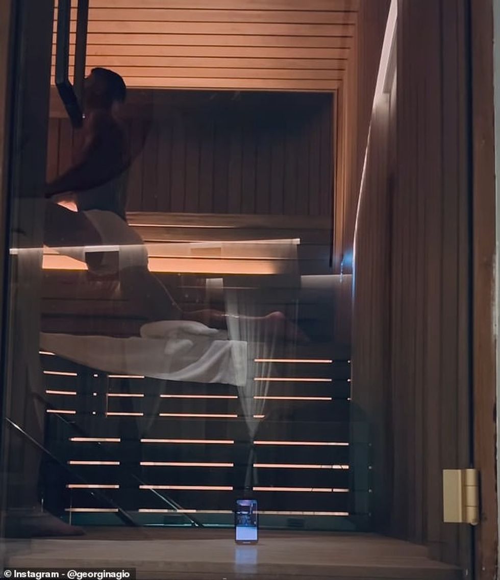 Ronaldo and the former luxury sales assistant have been on holiday with their children since Portugal crashed out of the Euros