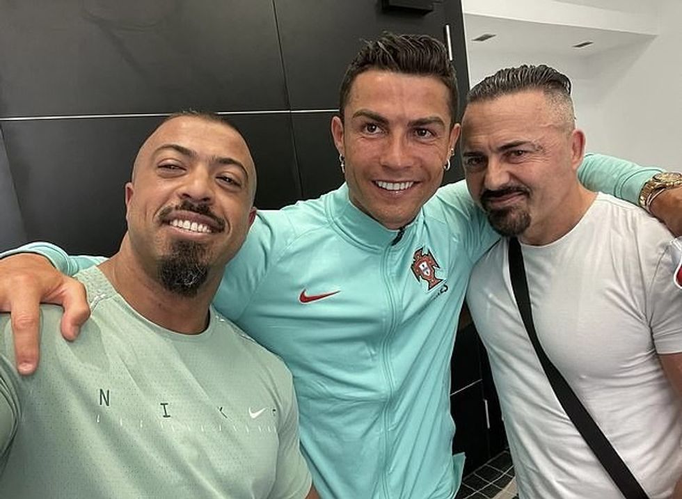 Ronaldo ishte 'shefi më i mirë' që Hichman (L) ka pasur gjatë karrierës së tij në mbrojtje të afërt.