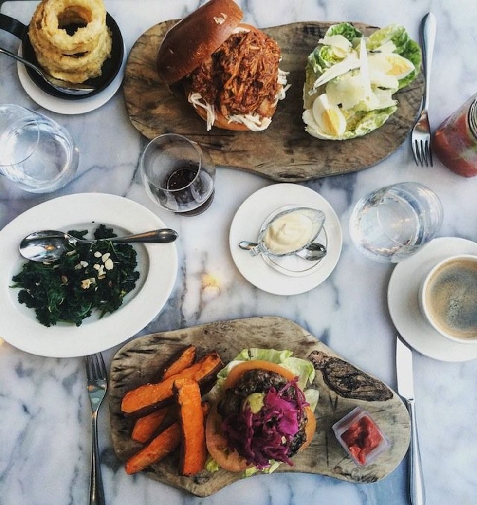 Rosemary Mac Cabe The Marker drunch protein burger