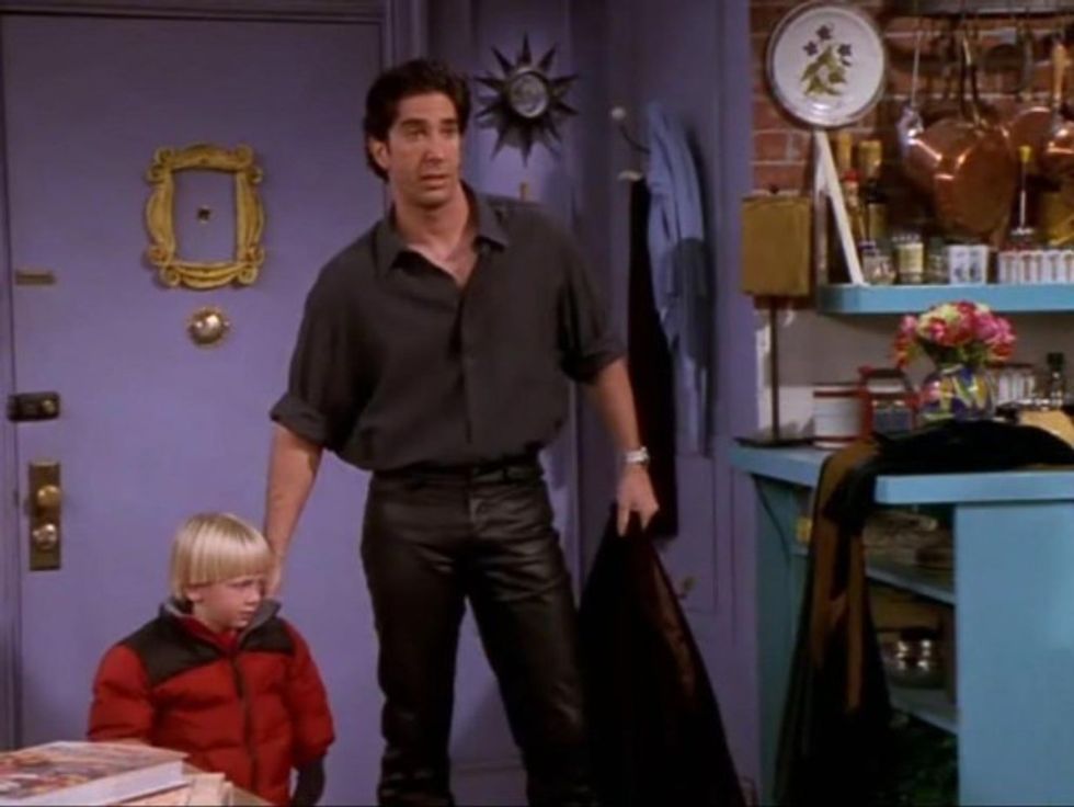 ross friends leather pants