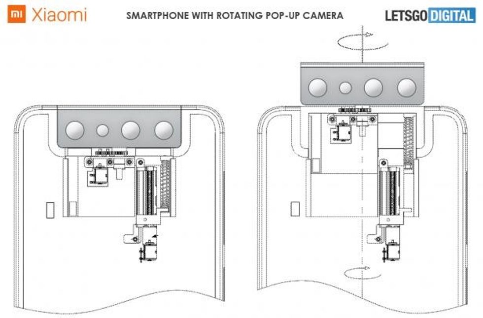 roterende pop up camera 0