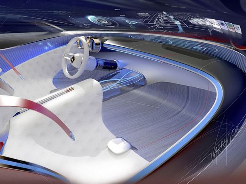 Rrjedhin pamjet e konceptit të kupesë gjashtë me metra nga Mercedes foto 9