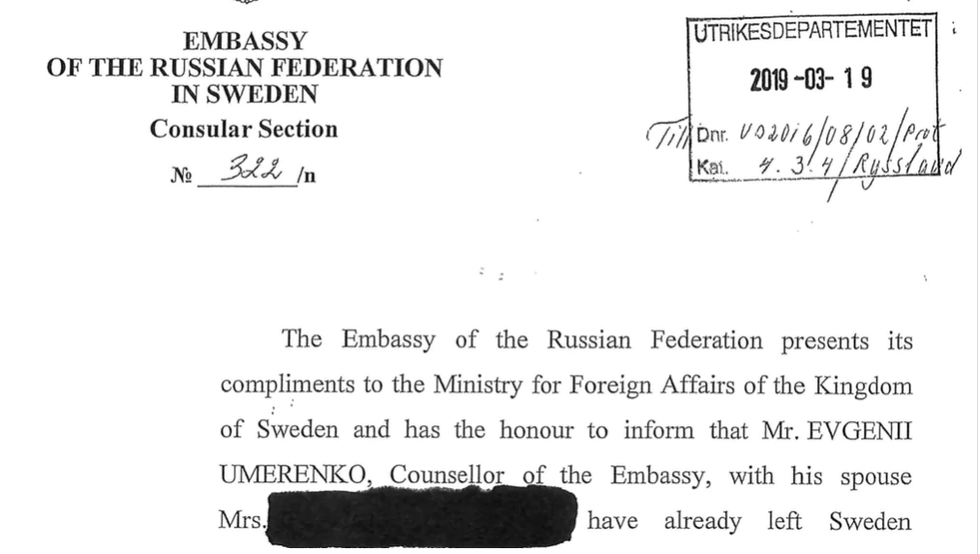 russia embassy sweden