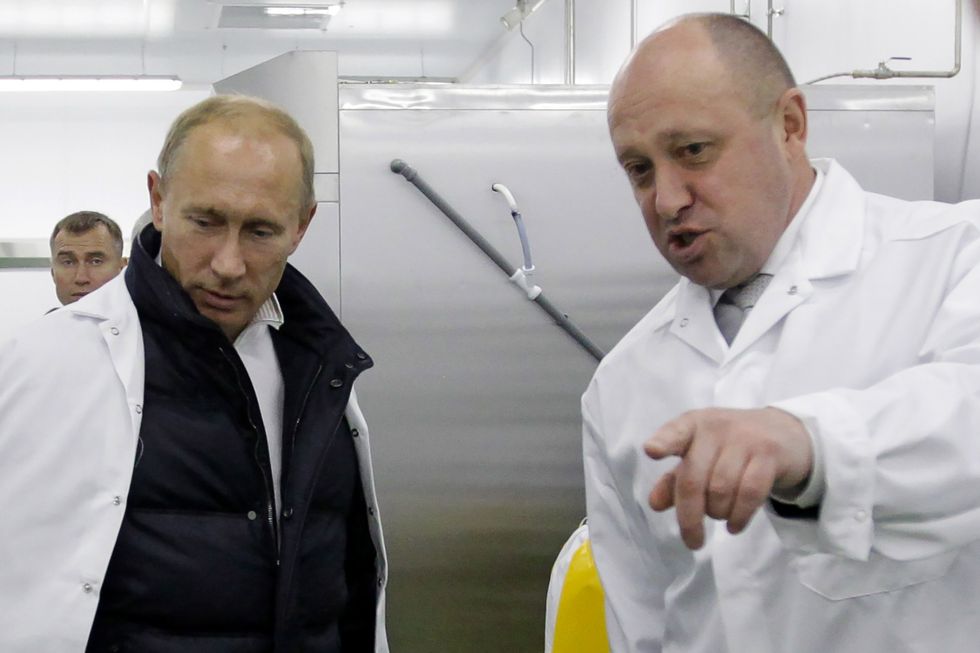 russian president vladimir putin yevgeny prigozhin