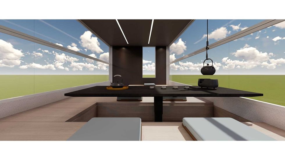 saic maxus life home v90 villa edition rv upstairs