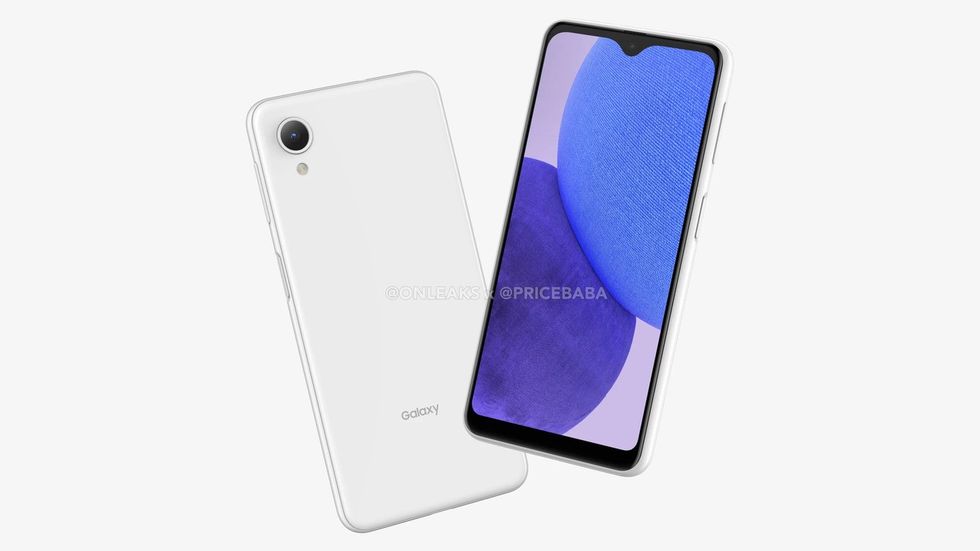 Samsung Galaxy A23e render rivela un design compatto 1