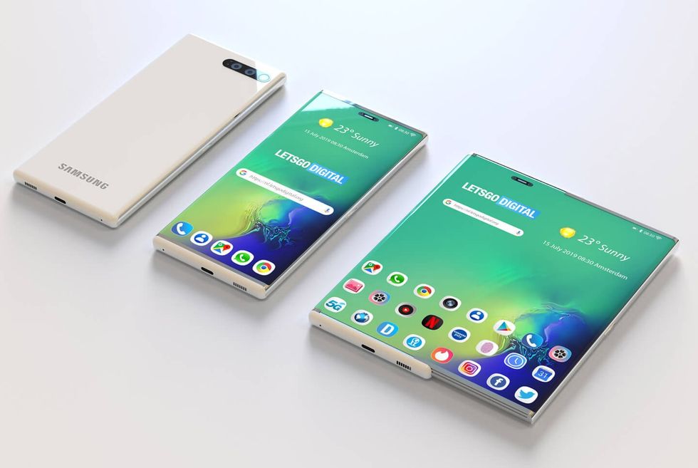 samsung galaxy s11 leak expandable display