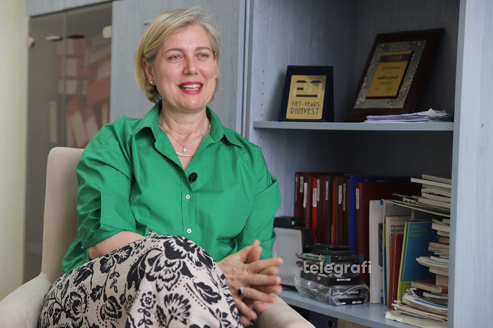 Saxhide Mustafa koordinatore e Forumit Ekonomik te Grave foto Ridvan Slivova 1