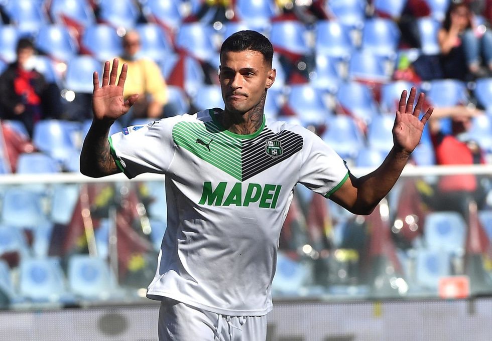Scamacca epa Sassuolo