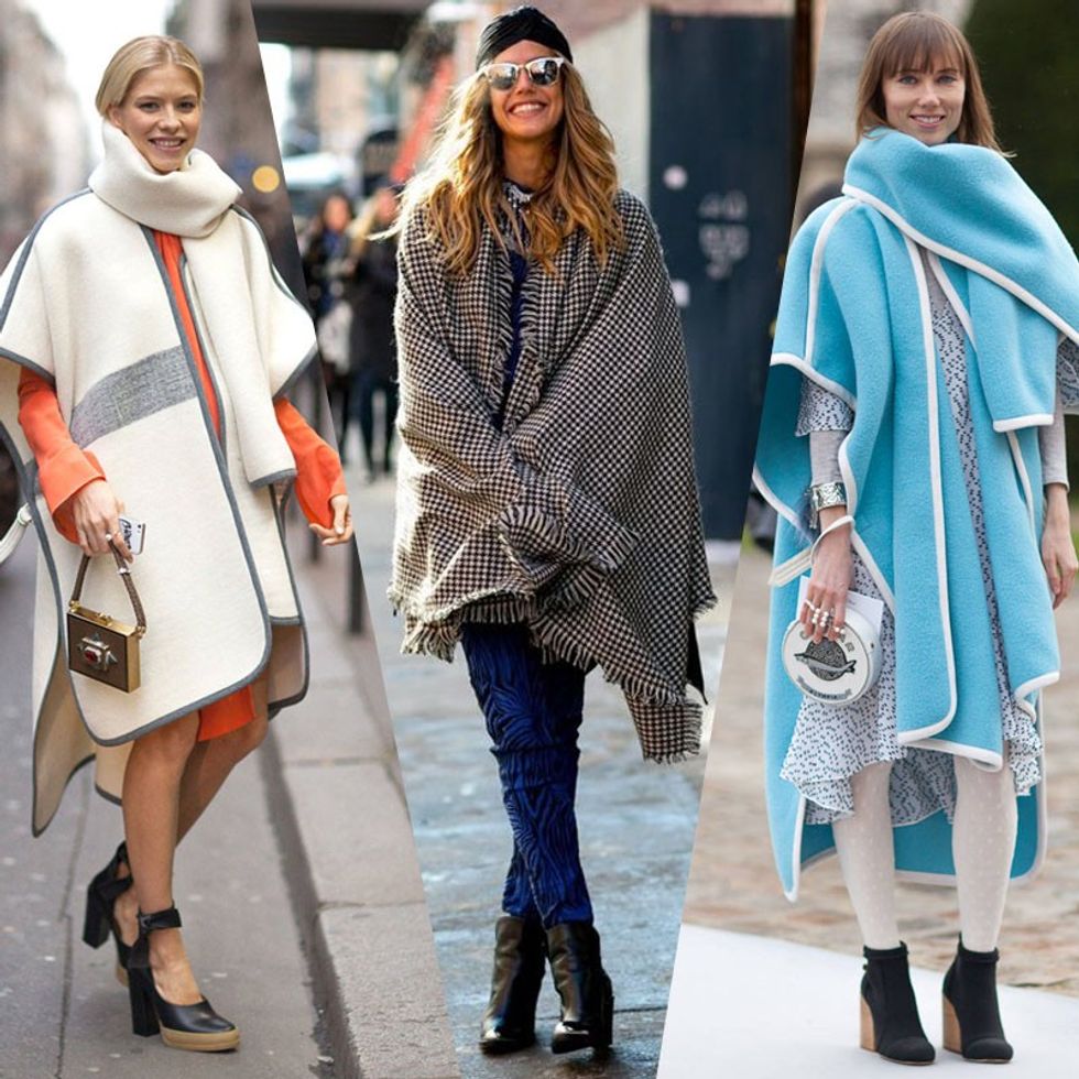 scarf blanket street style trend scarf accessory nyc street style trend hot right now1
