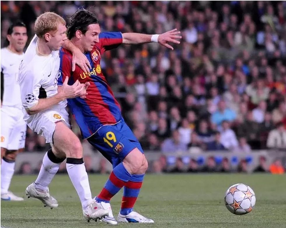scholes messi 1