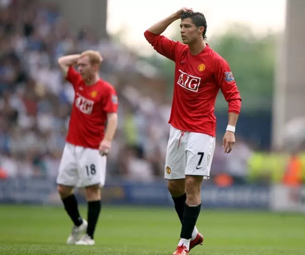 scholes ronaldo