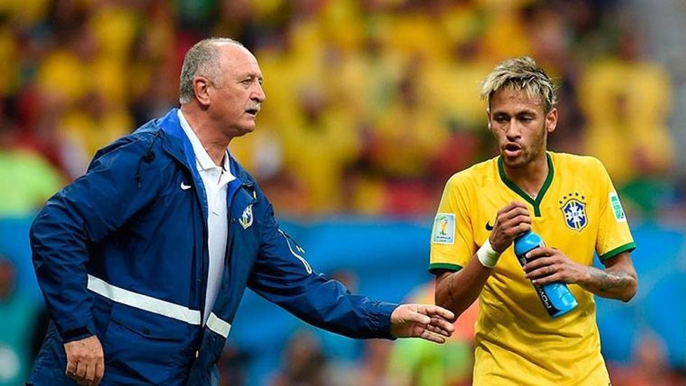 scolari neymar
