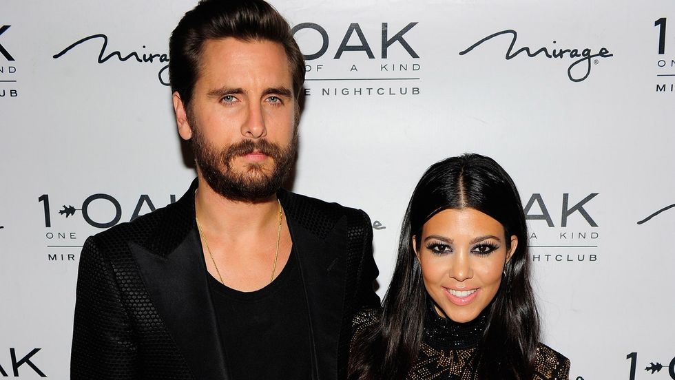 Scott Disick Kourtney Kardashian