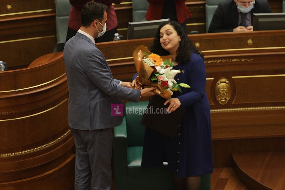 Seanca e Kuvendit seanca e dyte per zgjedhjen e presidentit Vjosa Osmani foto Ridvan Slivova 44