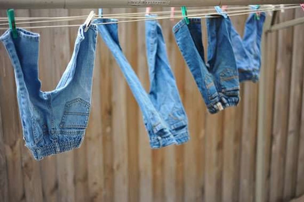self cleaning jeans