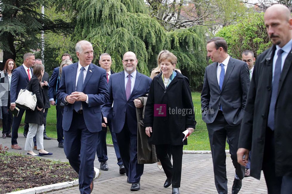 senatoret amerikane Jeanne Shaheen Chris Murphy dhe Thom Tillis foto Ridvan Slivova 7
