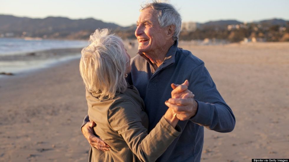Senior Couple Beach Lifestyle
