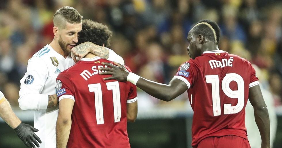 Sergio Ramos Mo Salah Sadio Mane Liverpool Real Madrid F365