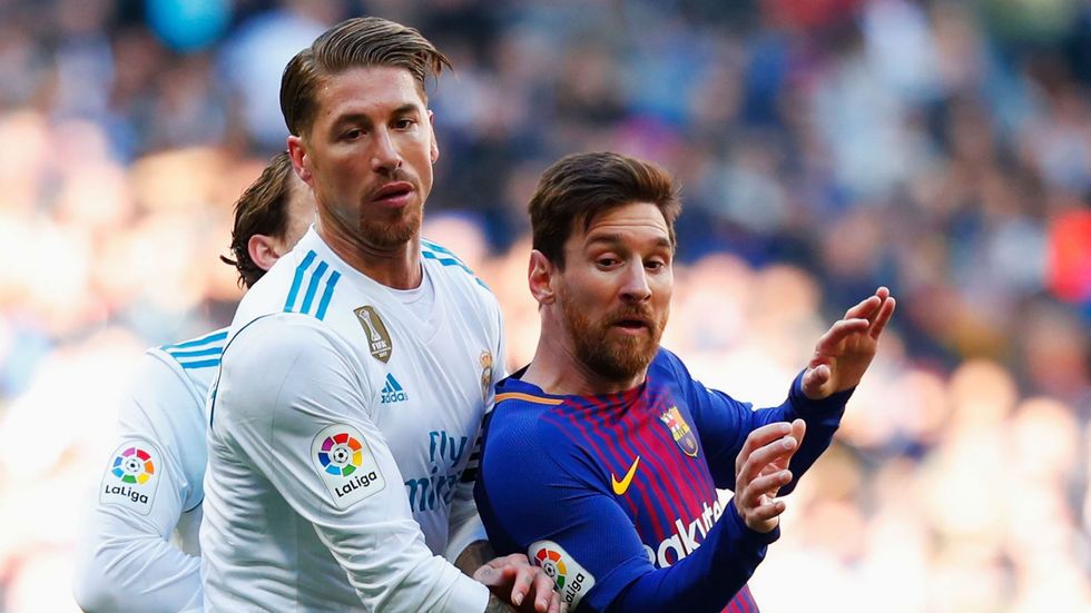 sergio ramos real madrid lionel messi barcelona dxc993hmana91urtzdv1l043r
