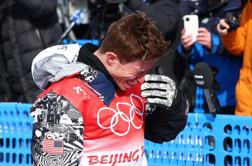 Shaun White was visibly emotional after his final Winter Olympic competition