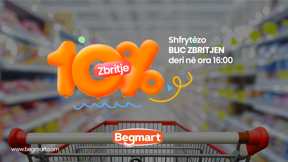 Shkruaj kuponin Telegrafi10 dhe përfito 10% zbritje në çdo porosi