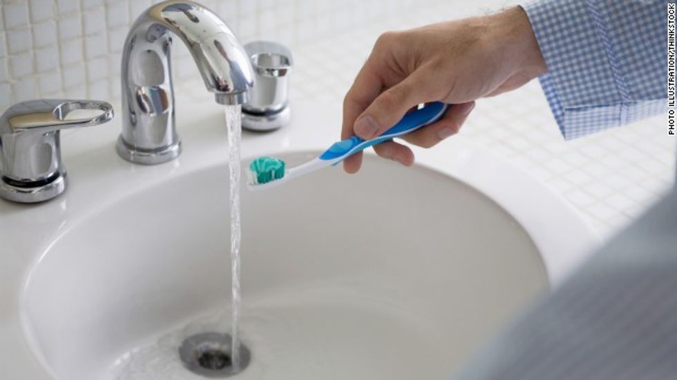 should you rinse after brushing teeth