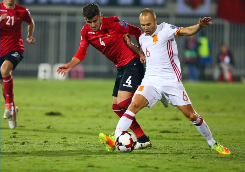 shqiperi spanje hysaj iniesta