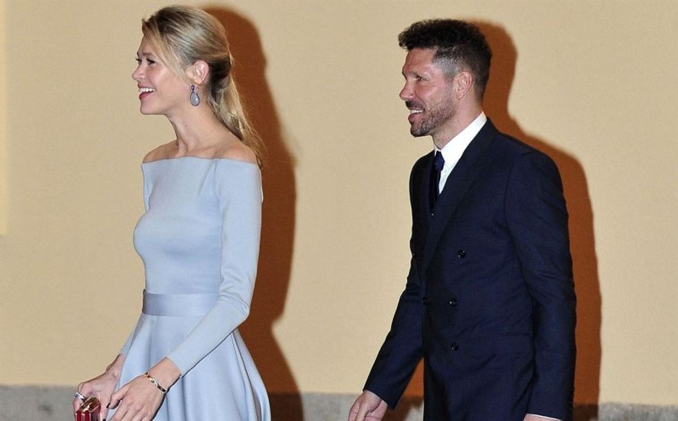 Simeone y Carla Pereyra