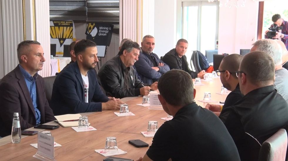 sindikatat e minatoreve takim ne Prizren