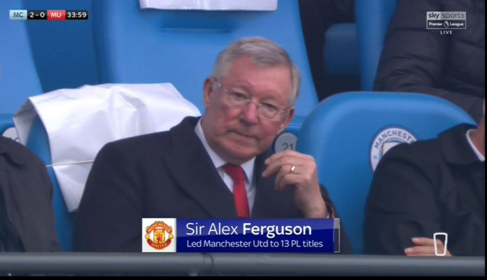 sir alex ferguson reaction