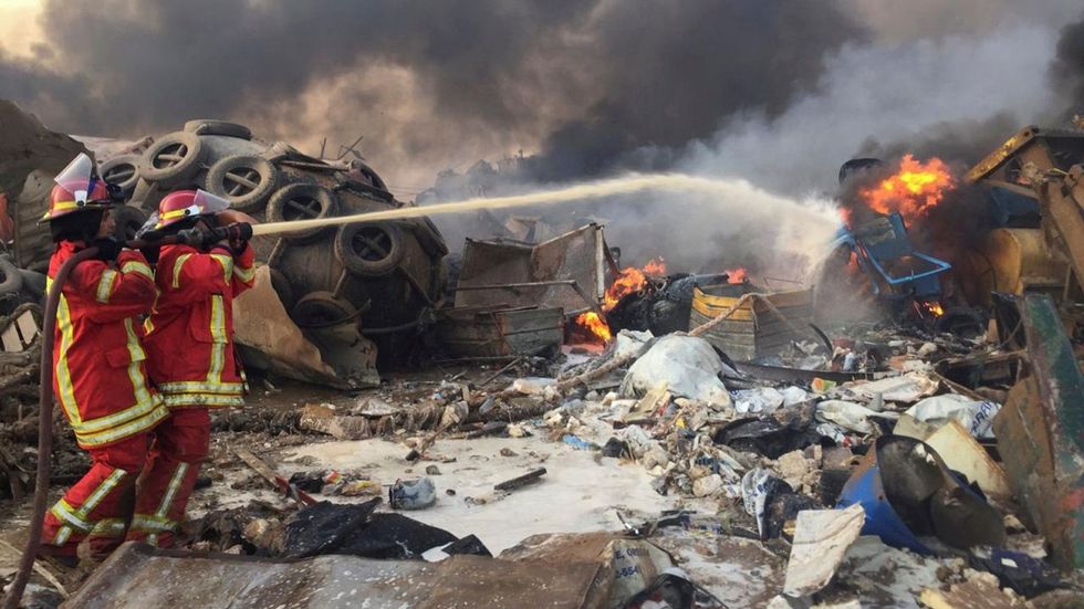 skynews beirut lebanon explosion 5058417