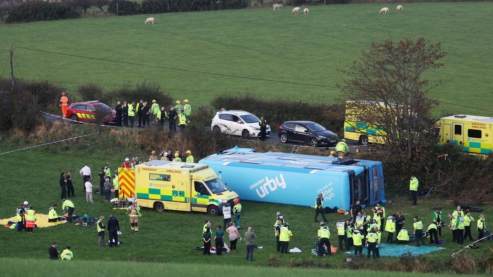 skynews bus crash county down 6709749