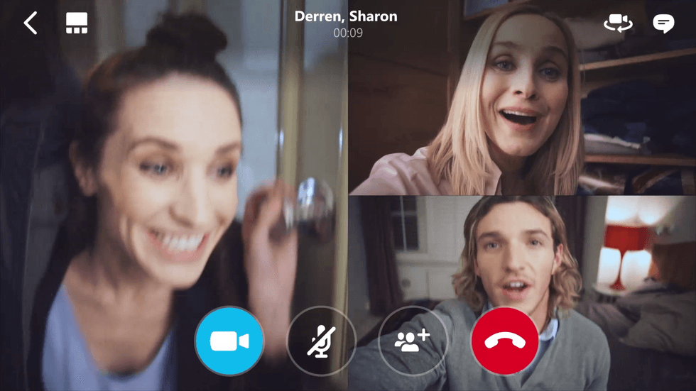 Skype group video calls
