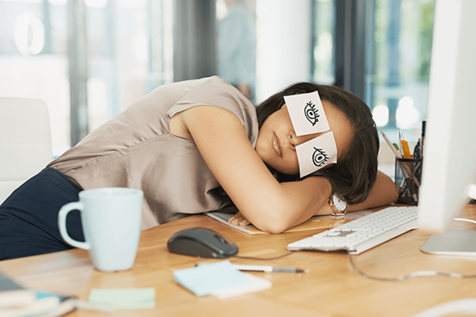 sleepy at work