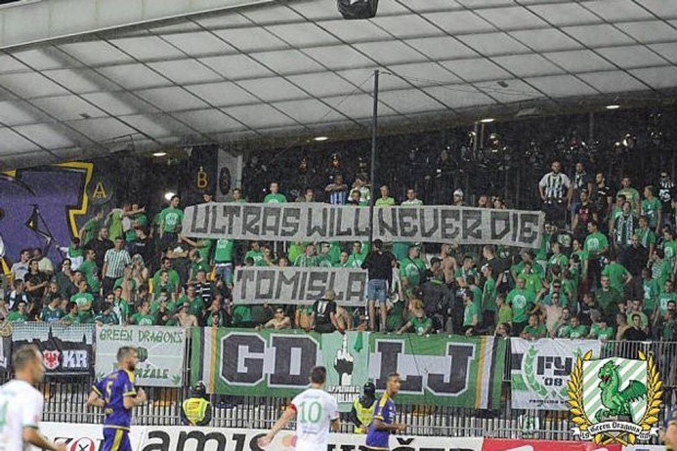 Sllovenët ndihen krenarë për kulturën e tyre të huliganizmit.