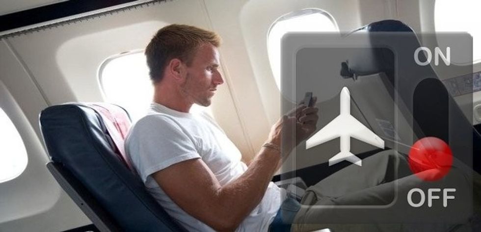 Smartphone en vuelo