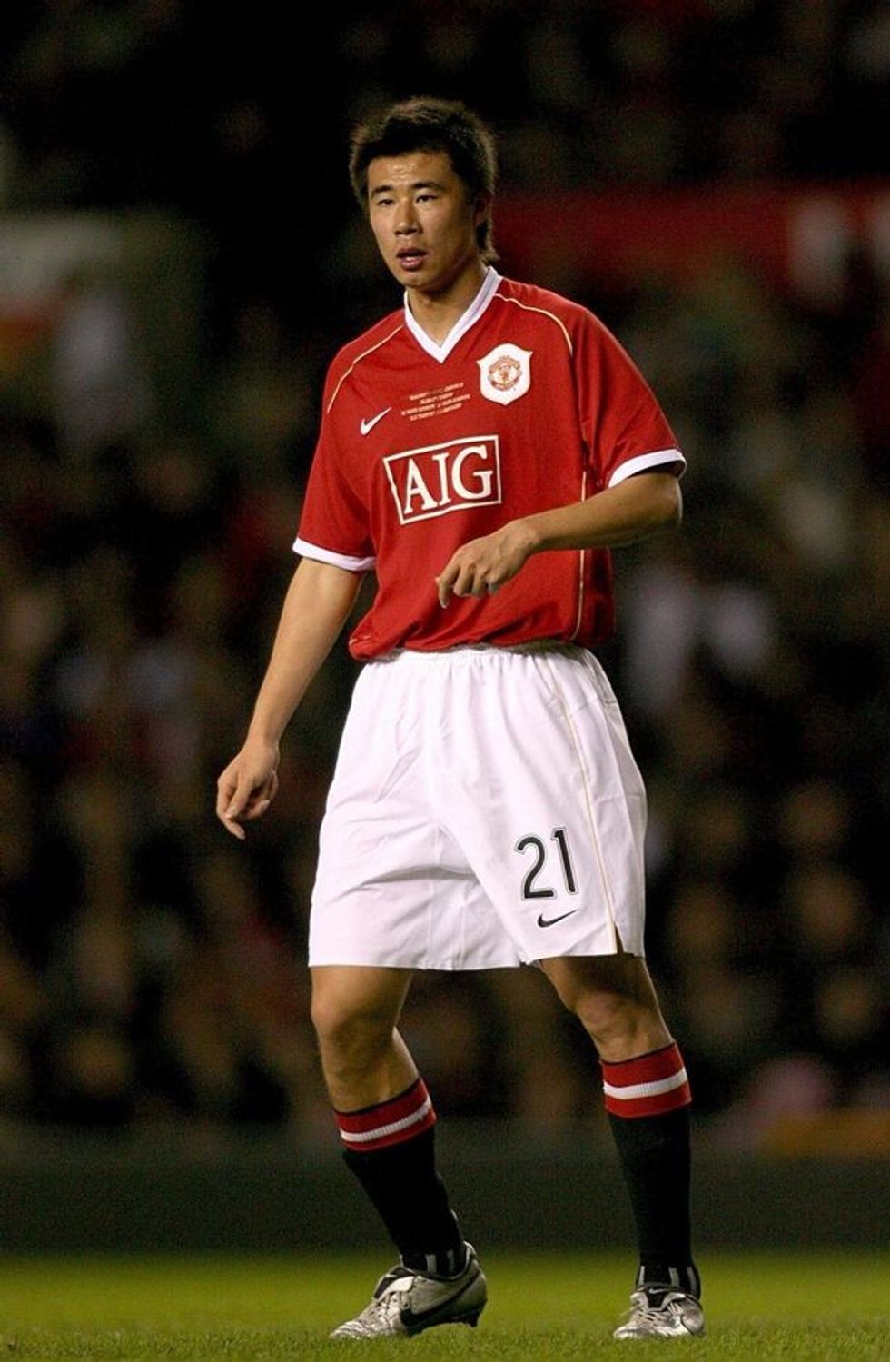 Soccer Manchester United v Europe XI 50 Years UEFA Celebration Match Old Trafford