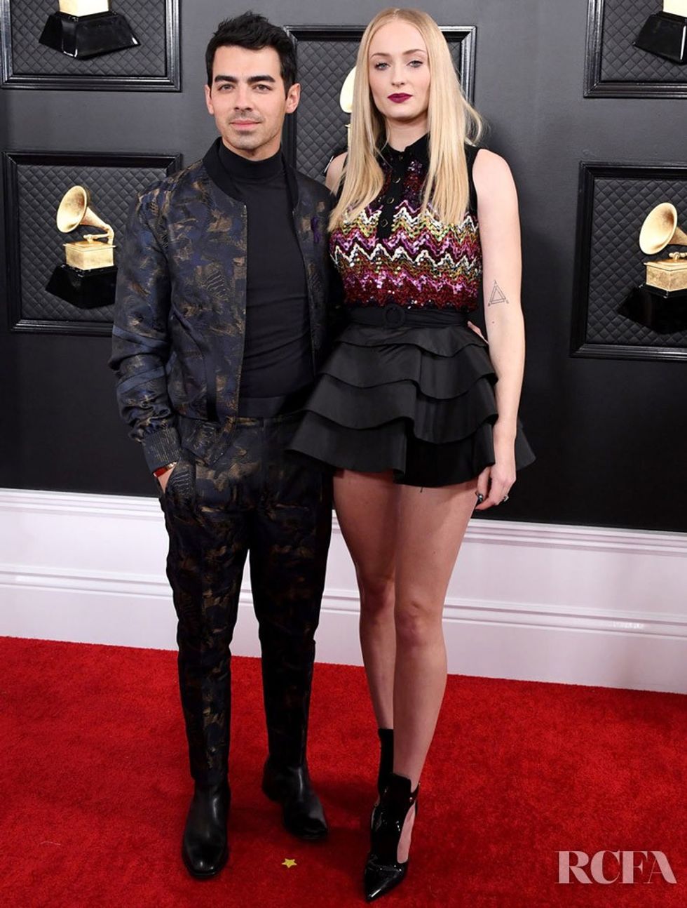 Sophie Turner In Louis Vuitton 2020 Grammy Awards