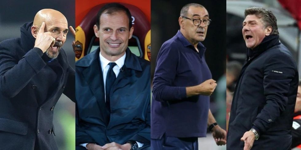Spalletti Allegri Sarri Mazzarri