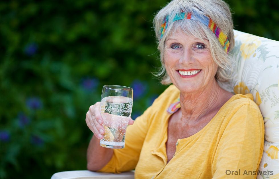 sparkling water good for teeth