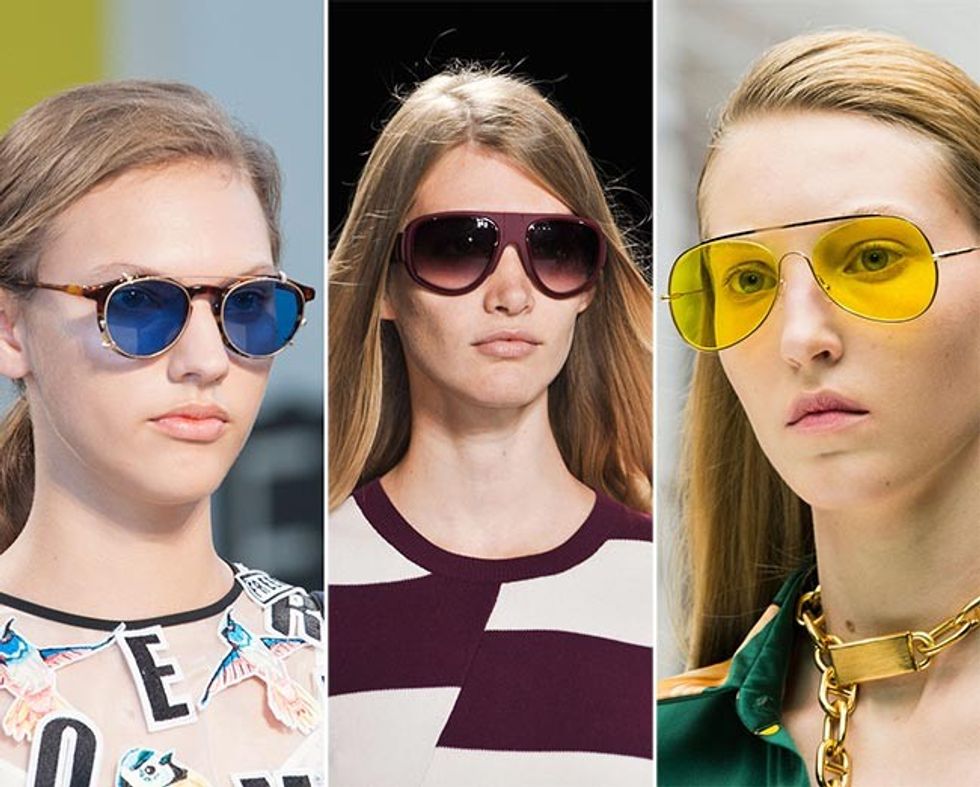 spring summer 2015 eyewear trends bright sunglasses