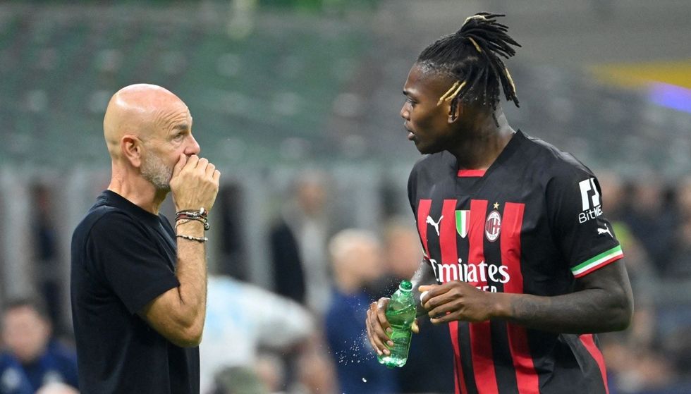 stefano pioli e rafael leao