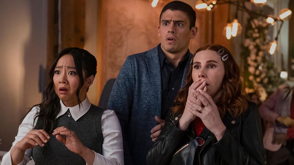 Stephanie Hsu, Tommy Martinez dhe Zosia Mamet, Laid