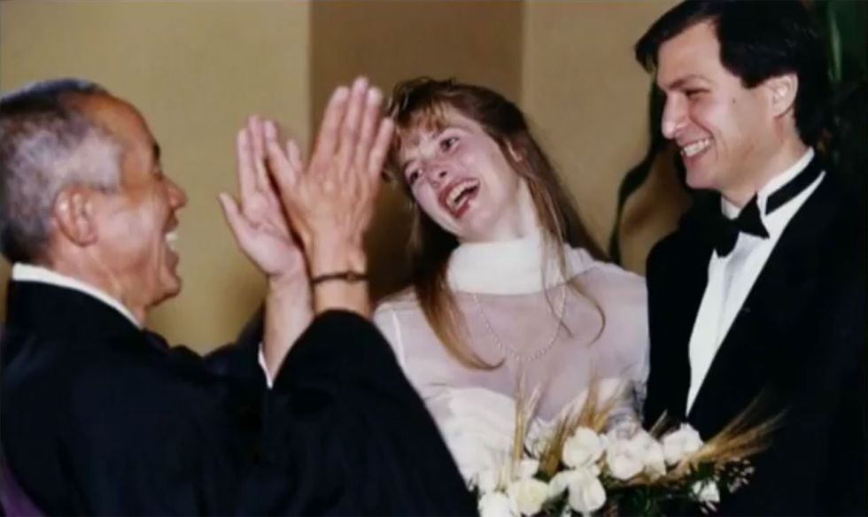 Steve Jobs Laurene Powell wedding photo