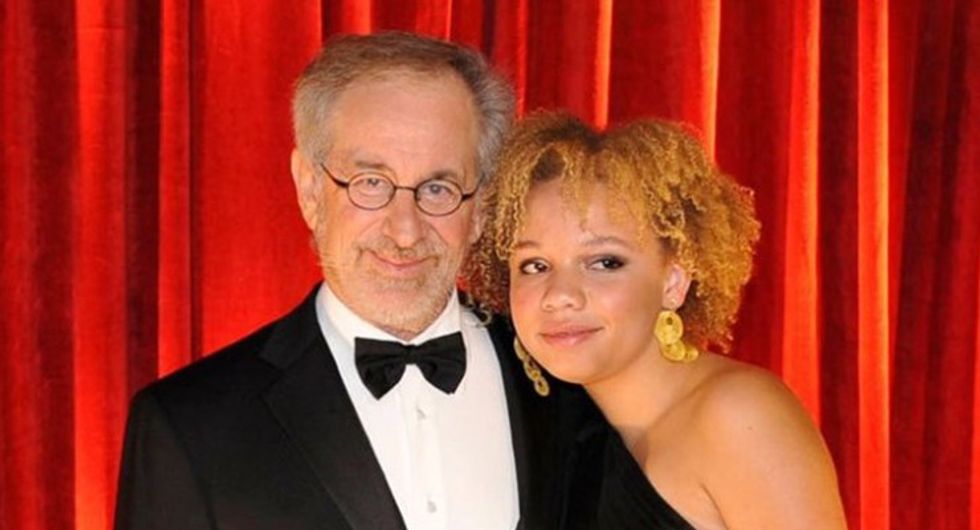 Steven Spielberg and Mikaela Spielberg